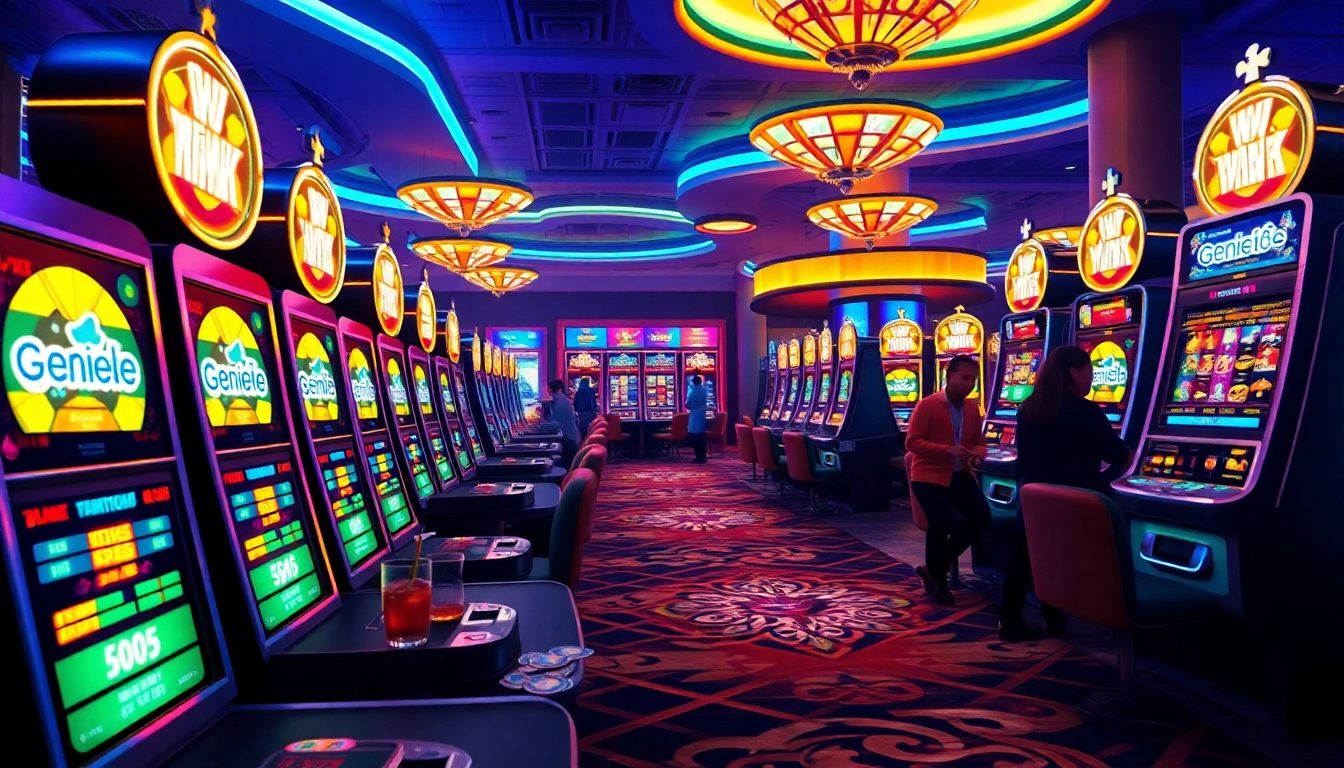 Experience the joy of winning at genie168 with dynamic slot machines and a vibrant casino atmosphere.