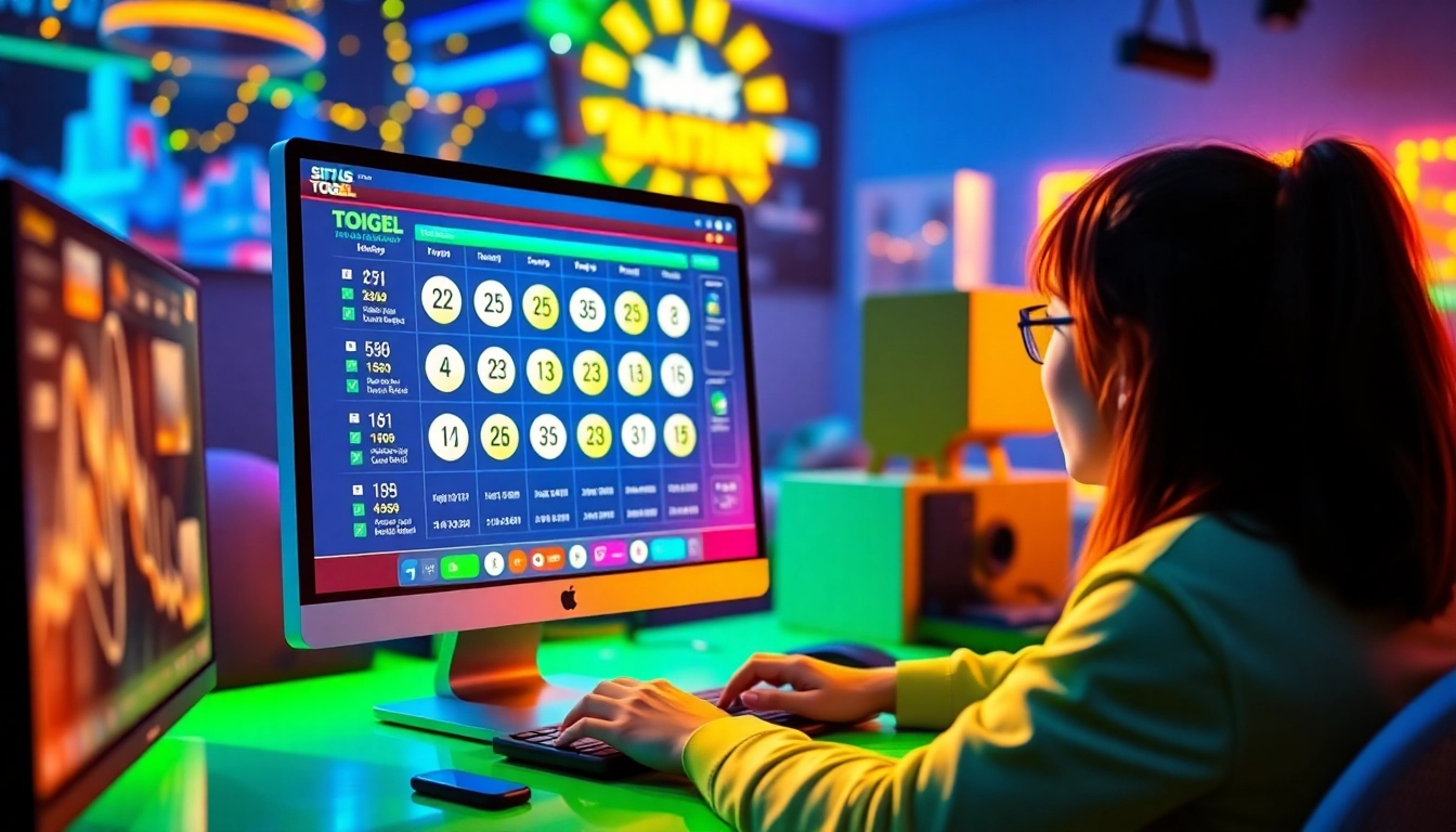 Engage with situs togel through an interactive online experience that showcases vibrant lottery numbers.