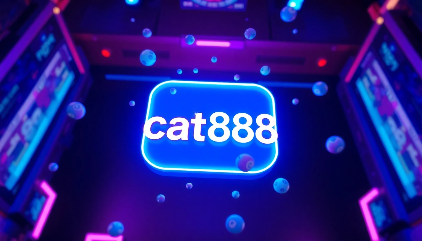 Engage with the cat888 online gaming experience featuring vibrant lottery elements.