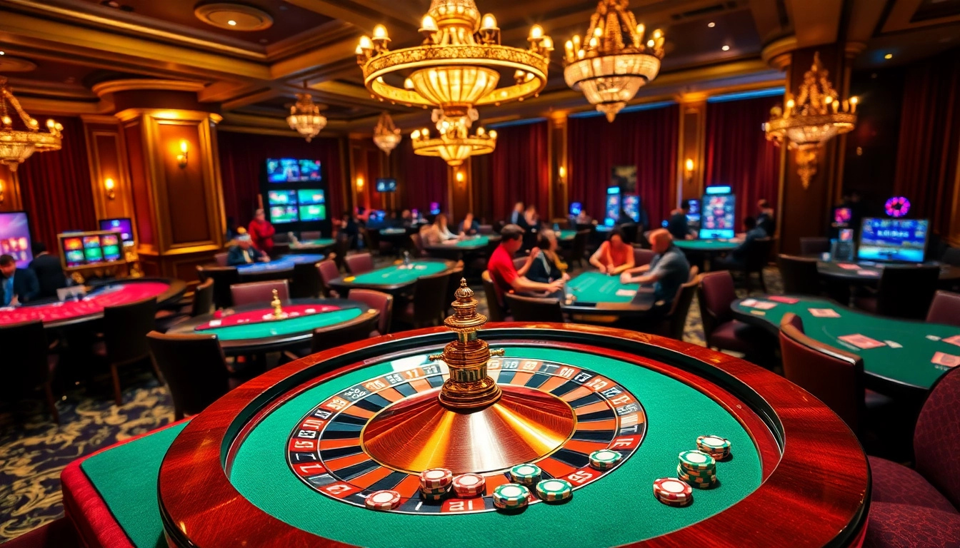 Experience the excitement of winning at the casino with https://abc88taxi.com, featuring vibrant roulette wheels and enthusiastic players.