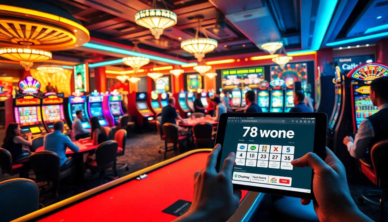 Experience the thrill of live poker and roulette at https://78winone.com/ showcasing exciting gambling activities.