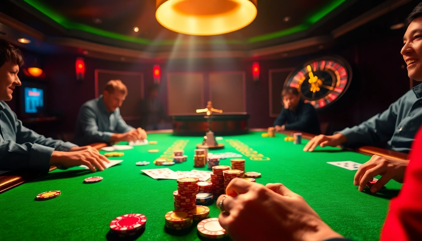 Experience the thrill of poker at https://78winone.com/ with colorful chips and high-stakes action on display.