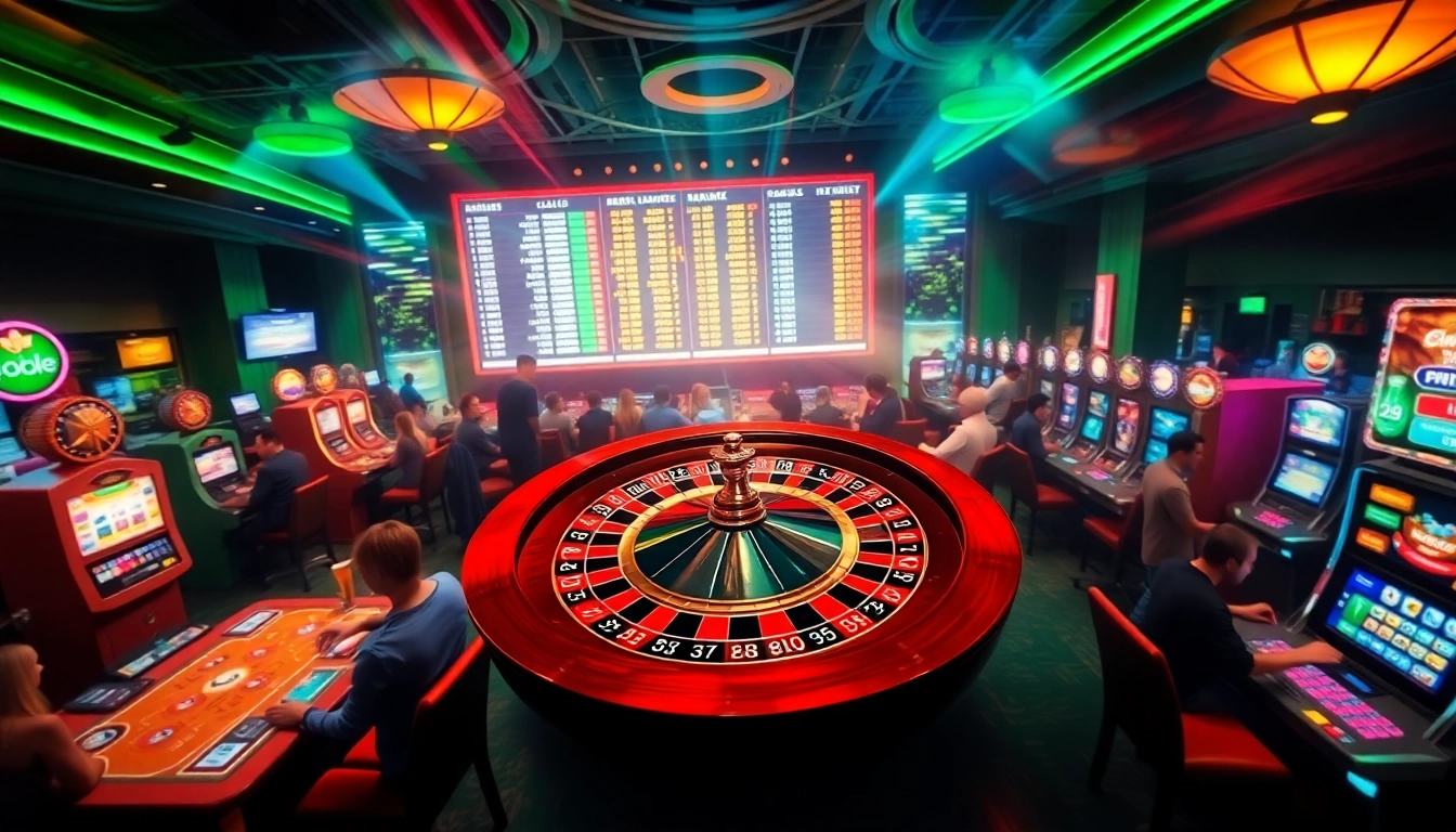 Experience thrilling casino action at https://123bvi.org/, featuring an exciting roulette wheel and poker players.