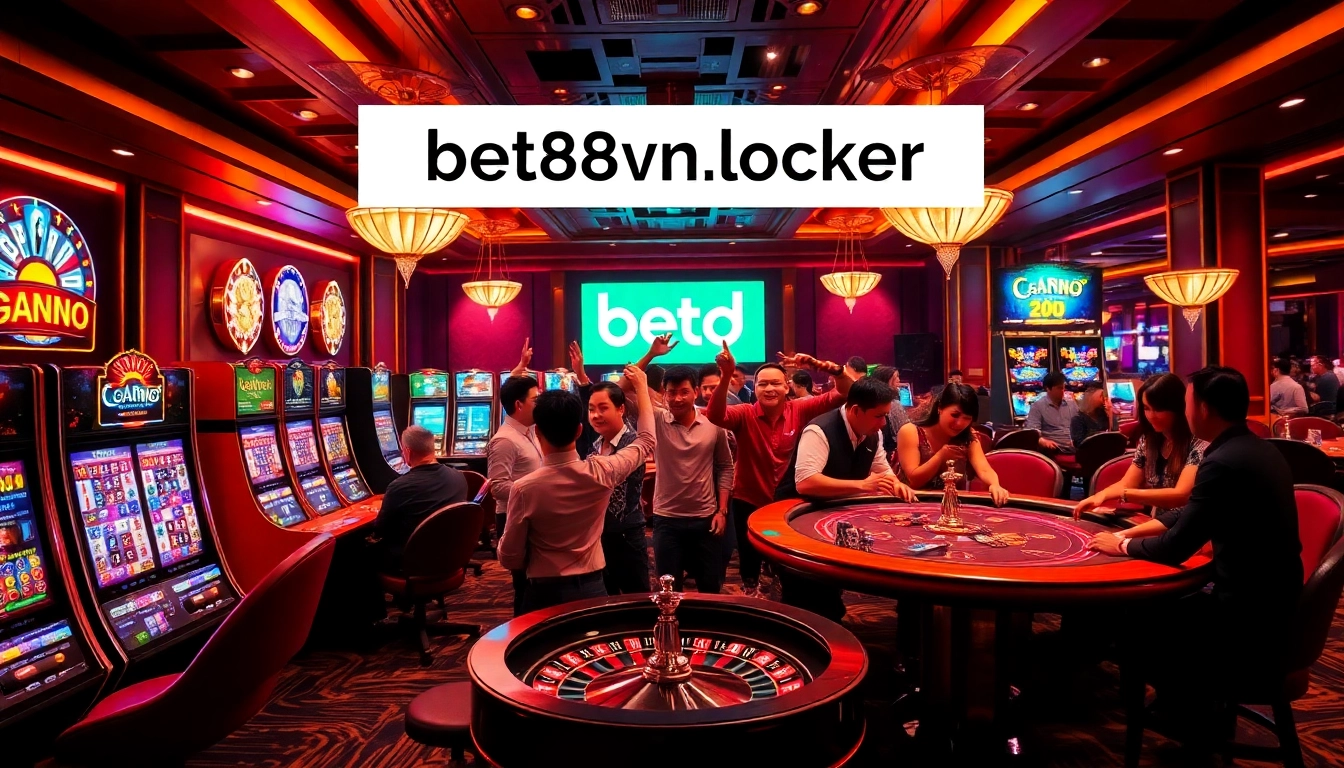 Experience the excitement at bet88vn.locker with vibrant casino activities and thrilling games all around.