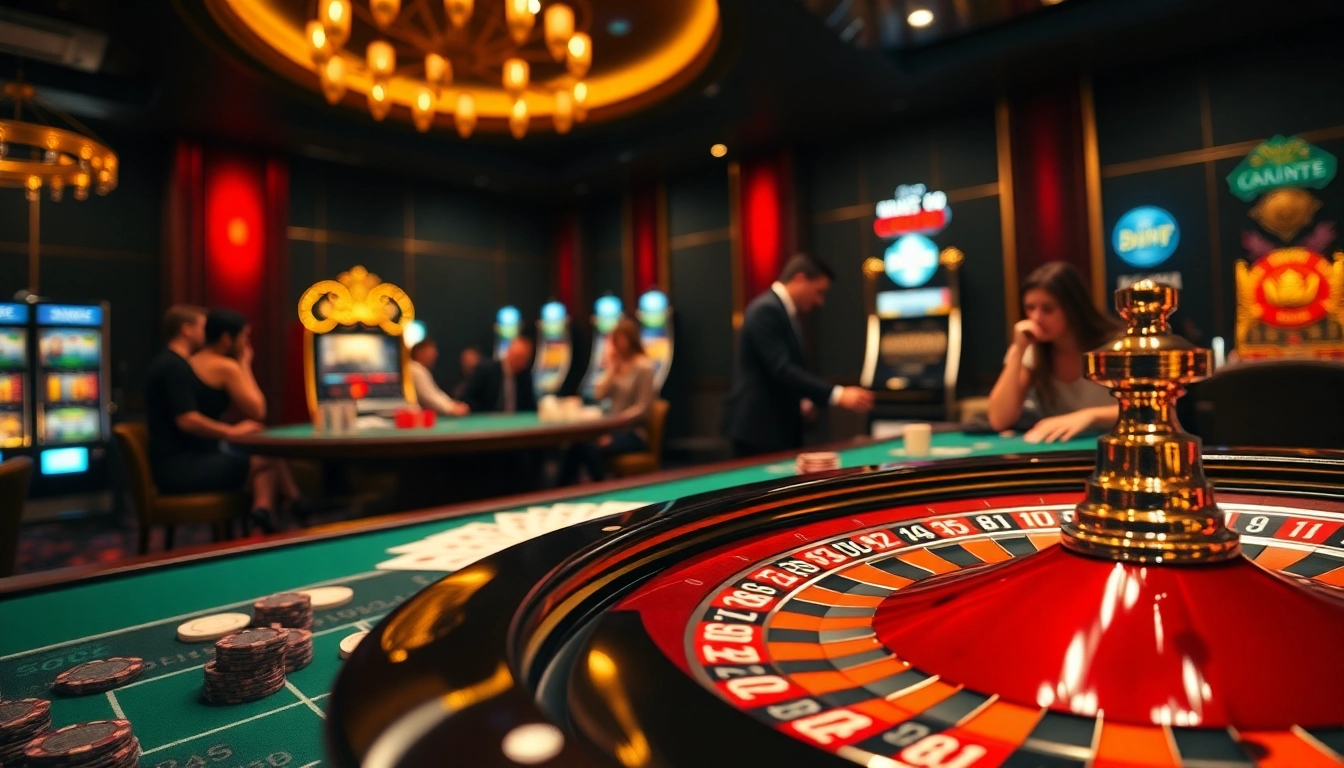 Experience the excitement of casino gaming with https://japanesecasino-online.com/ as players engage at a roulette table.